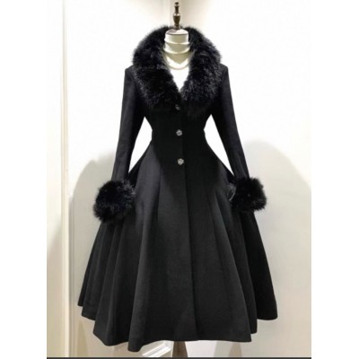 MMM Black Mamba Twelve-Panel Cut Wool Coat(Reservation/Full Payment Without Shipping)